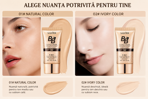 Crema BB Aurie Protecție Solară