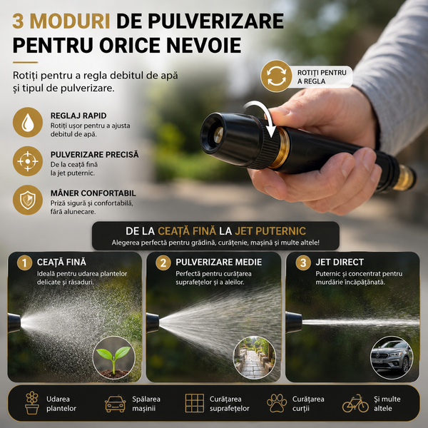 Pistol Puternic pentru Grădină